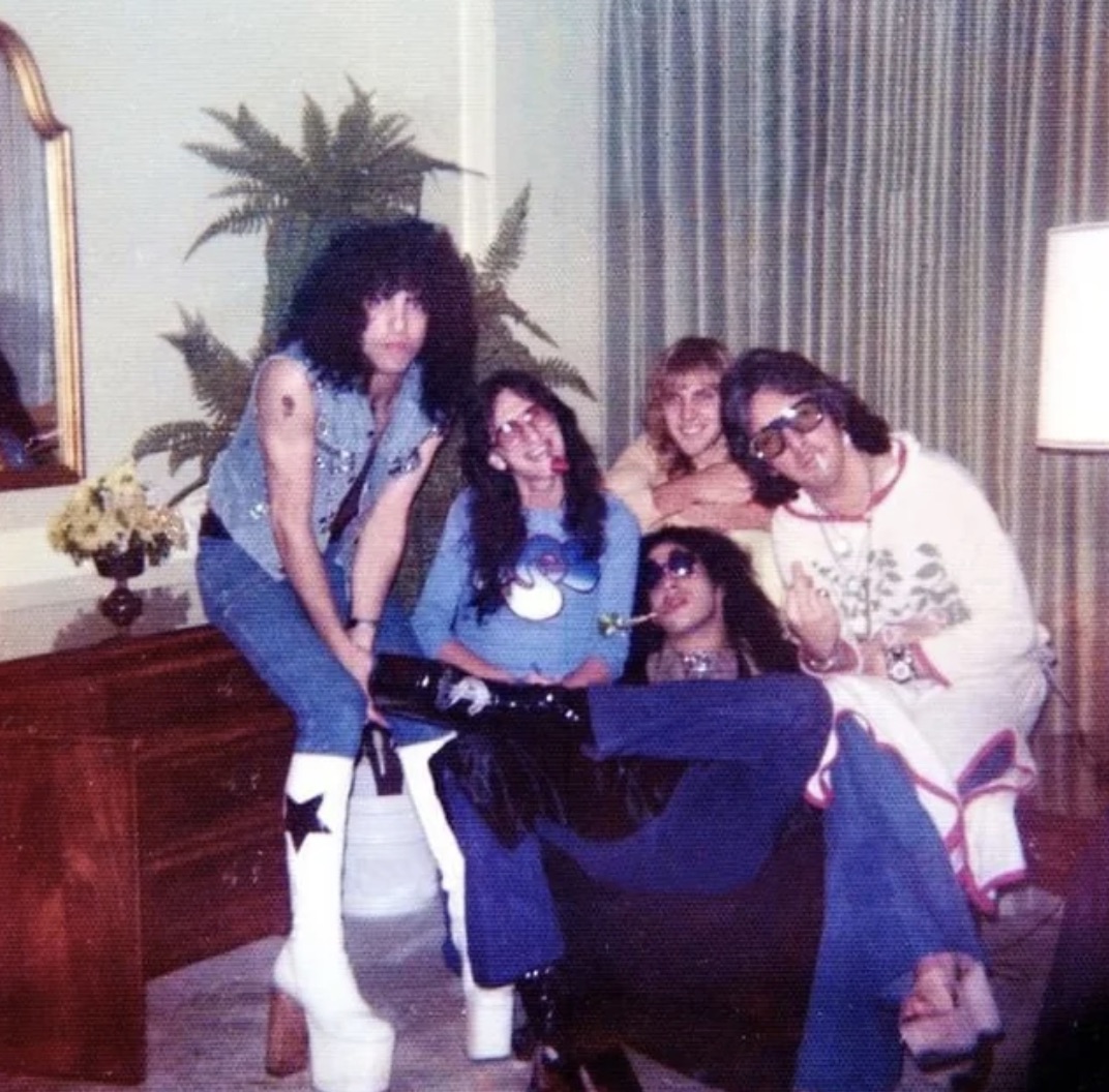 KISS & Rush on tour in November 1975 